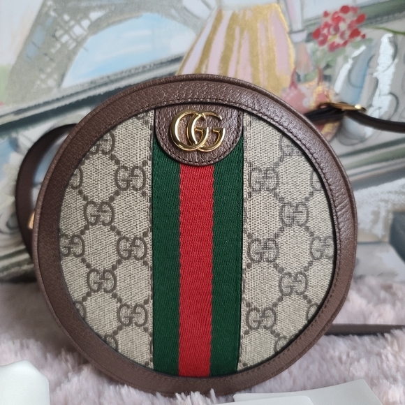 GUCCI Brown Ophidia GG Supreme Mini Backpack. Brand new in a box - Picture 8 of 14